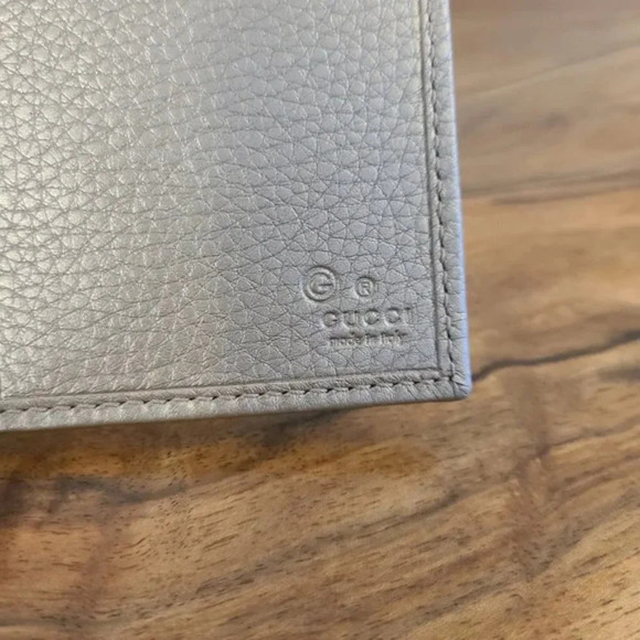 Gucci Continental Bronze Metallic Long Leather Wallet - Picture 8 of 16